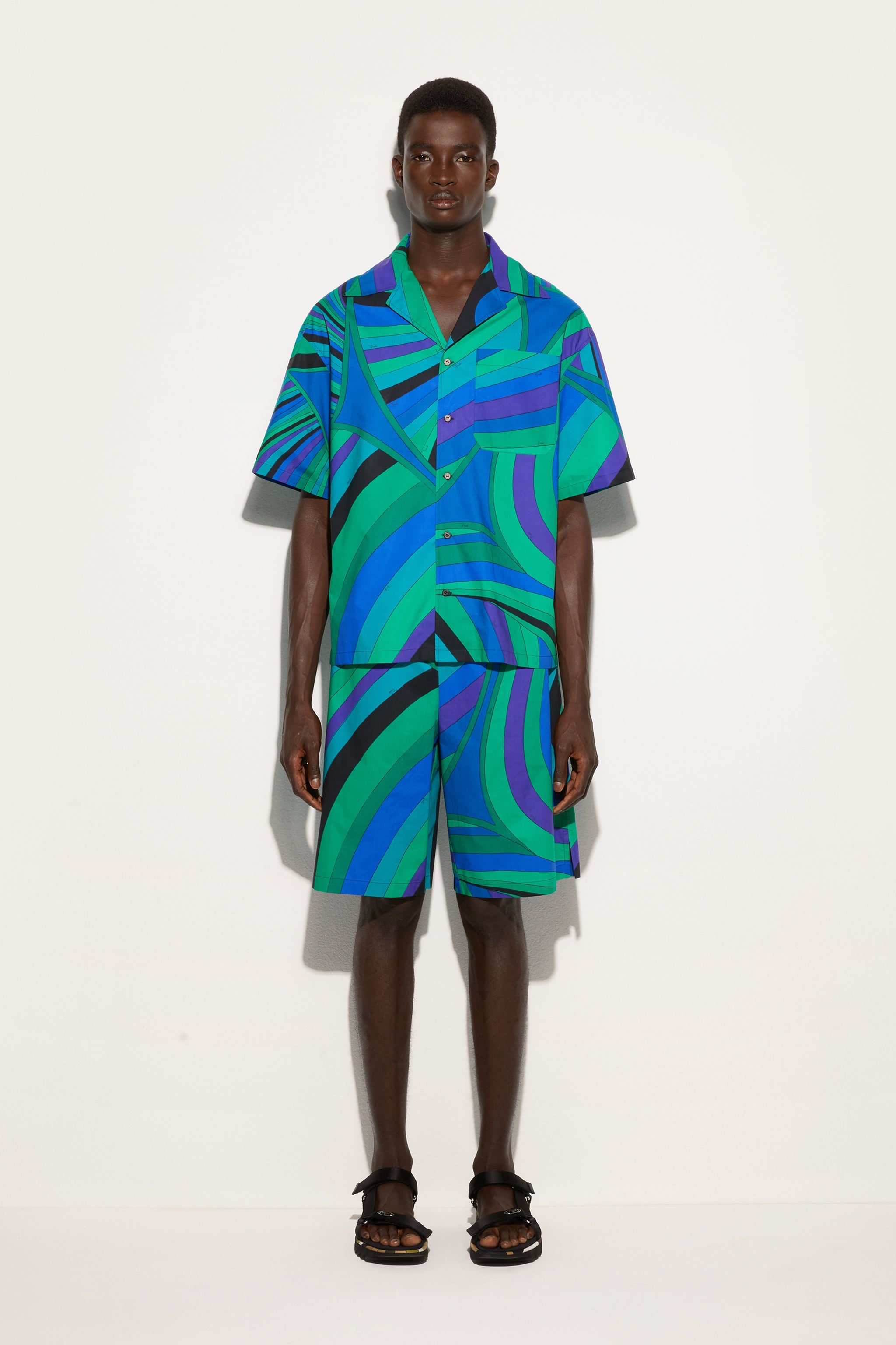 Pucci Iride Print Shorts