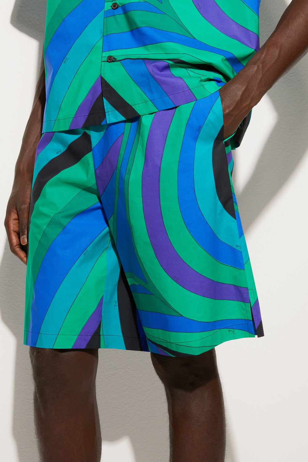 Pucci Iride Print Shorts