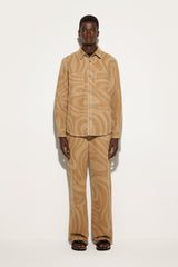 Pucci Marmo Print Canvas Pants