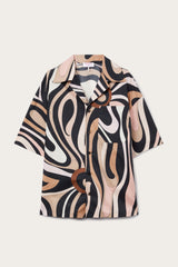 Pucci Marmo Print Bowling Shirt