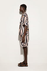 Pucci Marmo Print Bowling Shirt