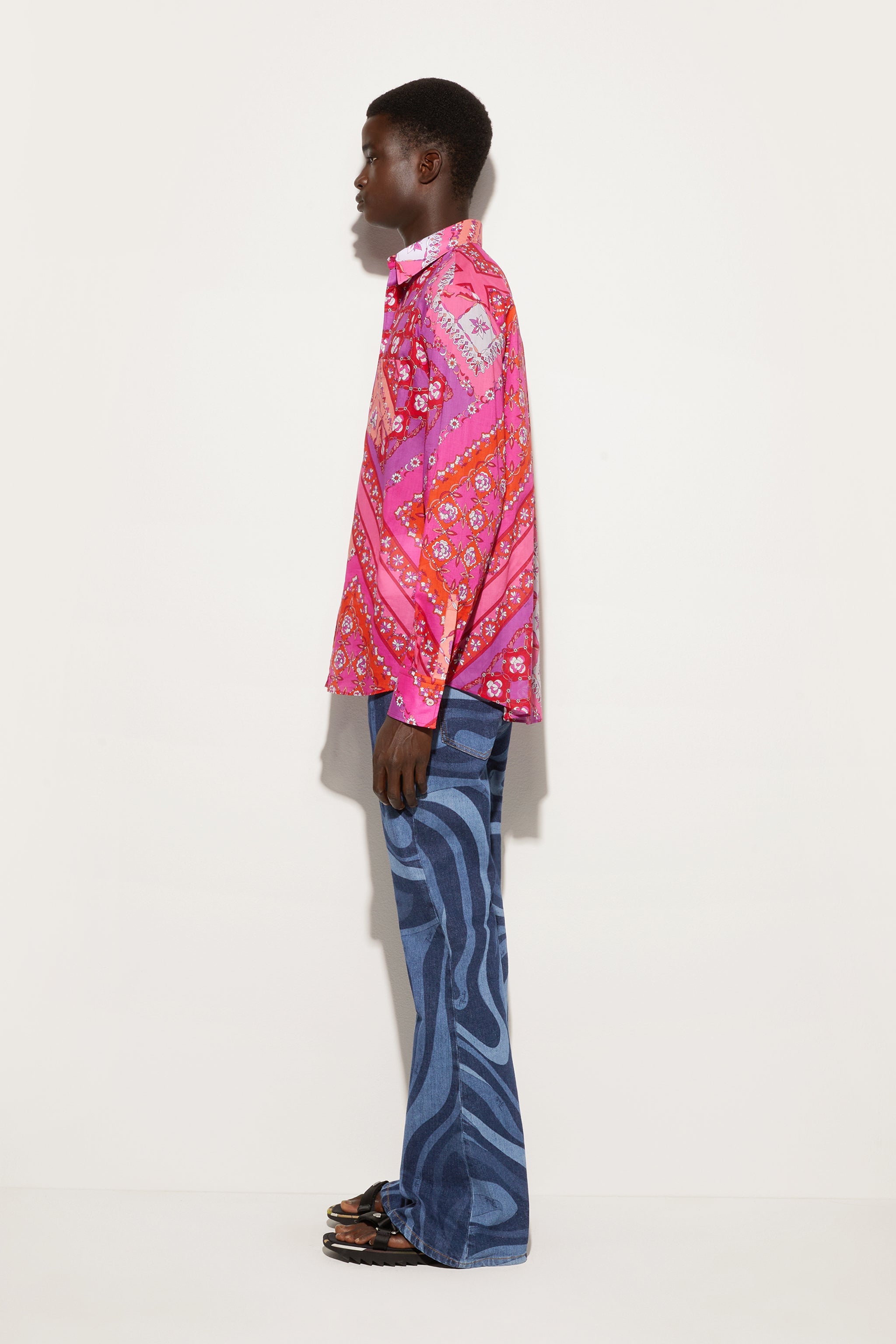 Pucci Festa Print Oversized Shirt