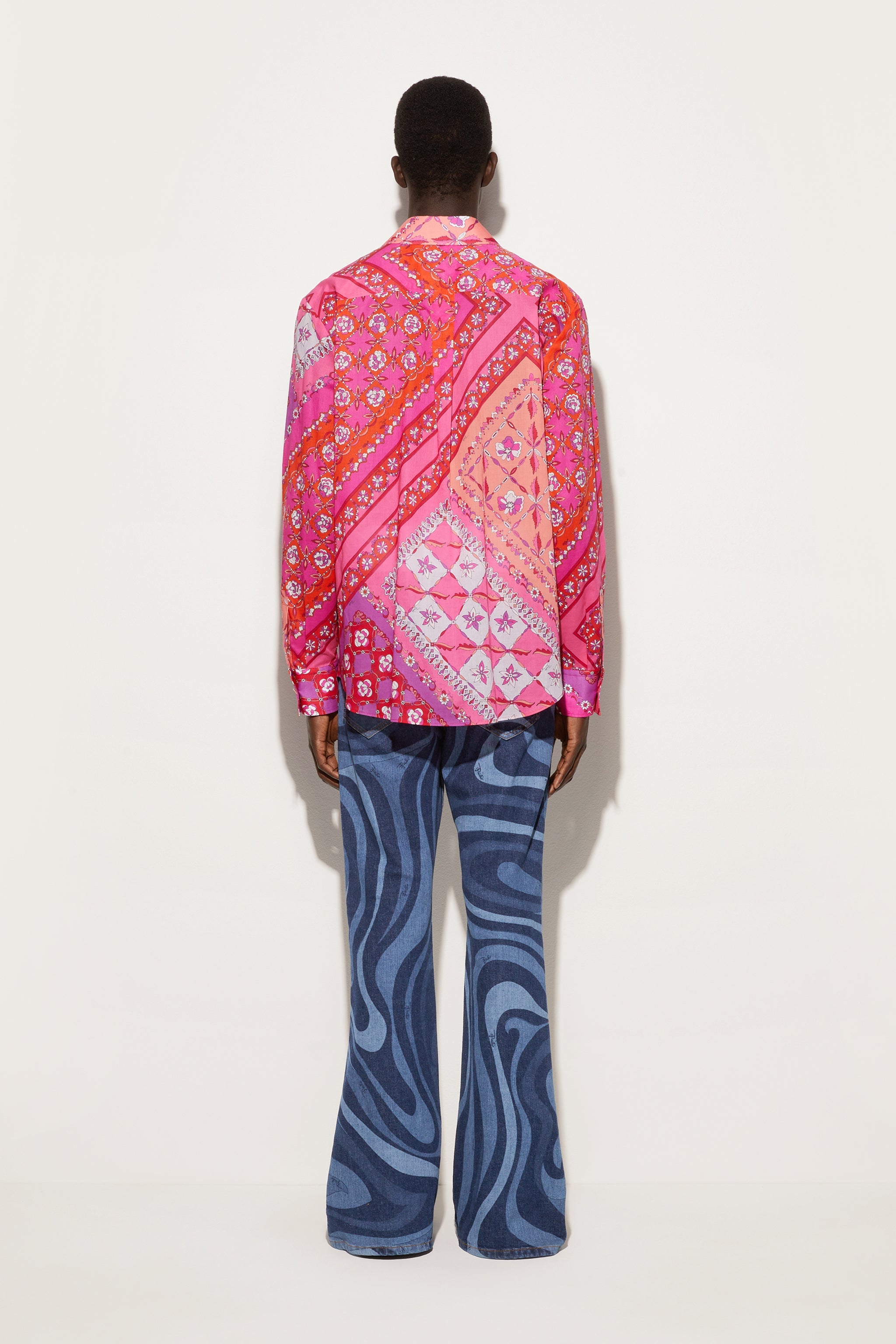 Pucci Festa Print Oversized Shirt