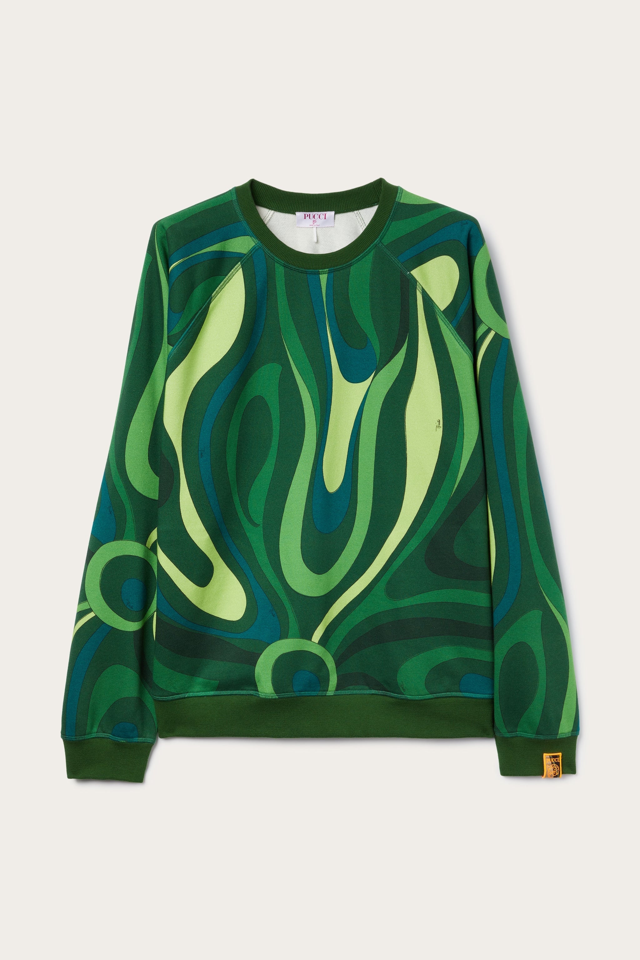 Pucci Marmo Print Fleece Sweatshirt