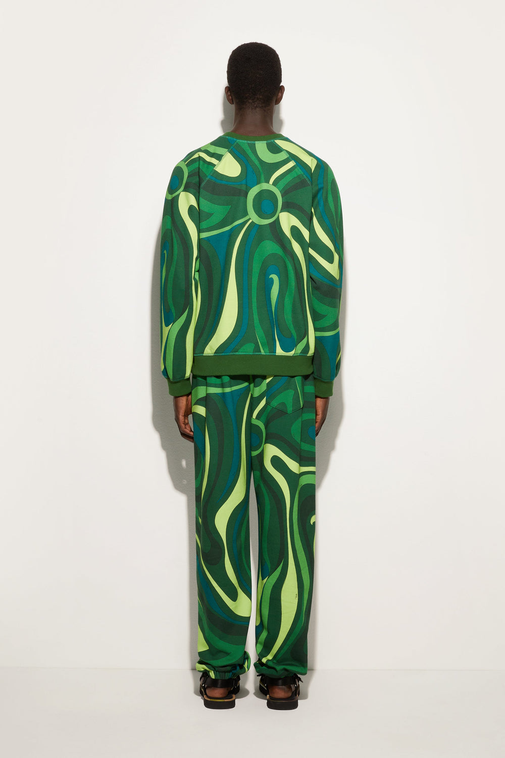 Pucci Marmo Print Fleece Sweatshirt