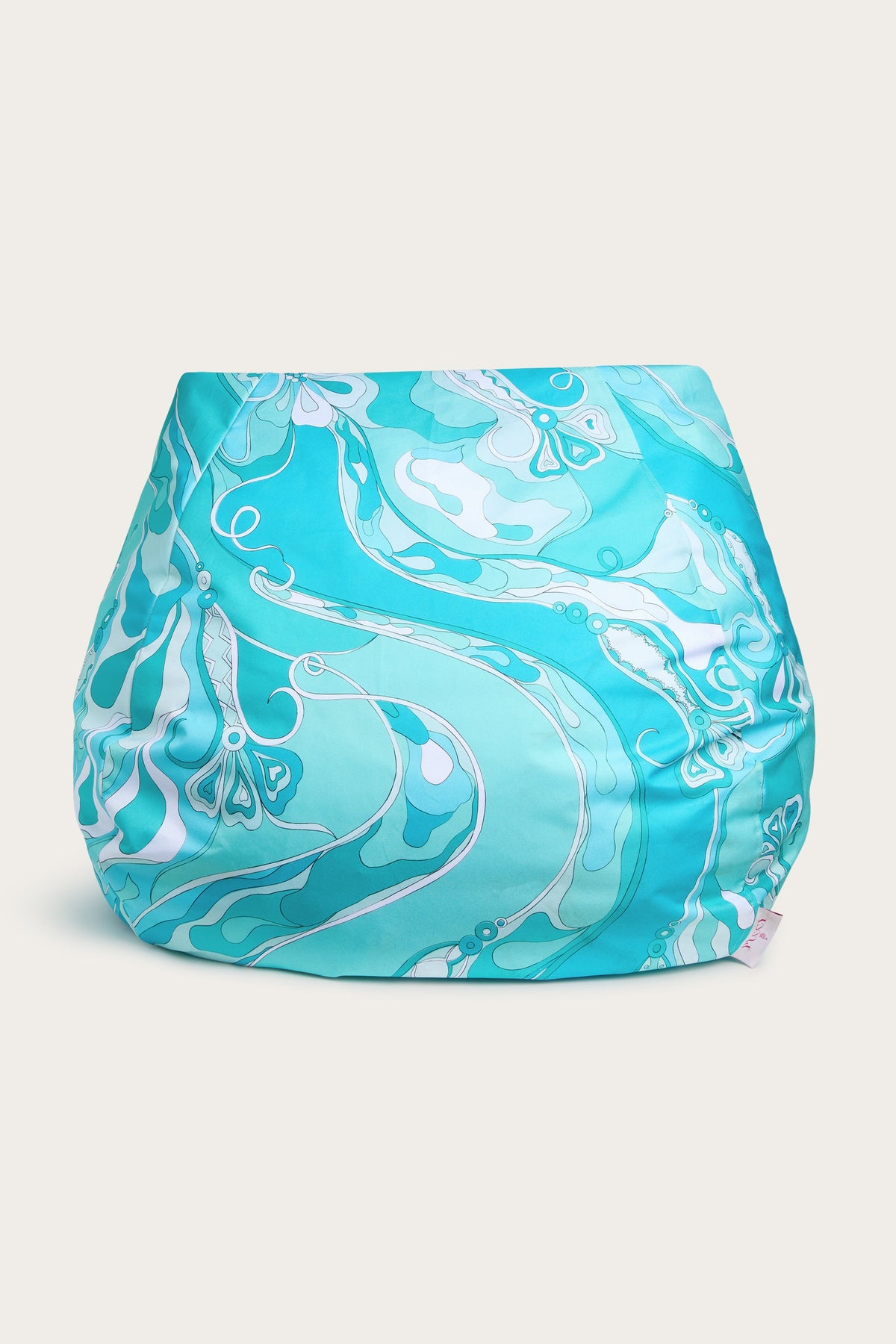 Pucci Orchidee Print Pouf