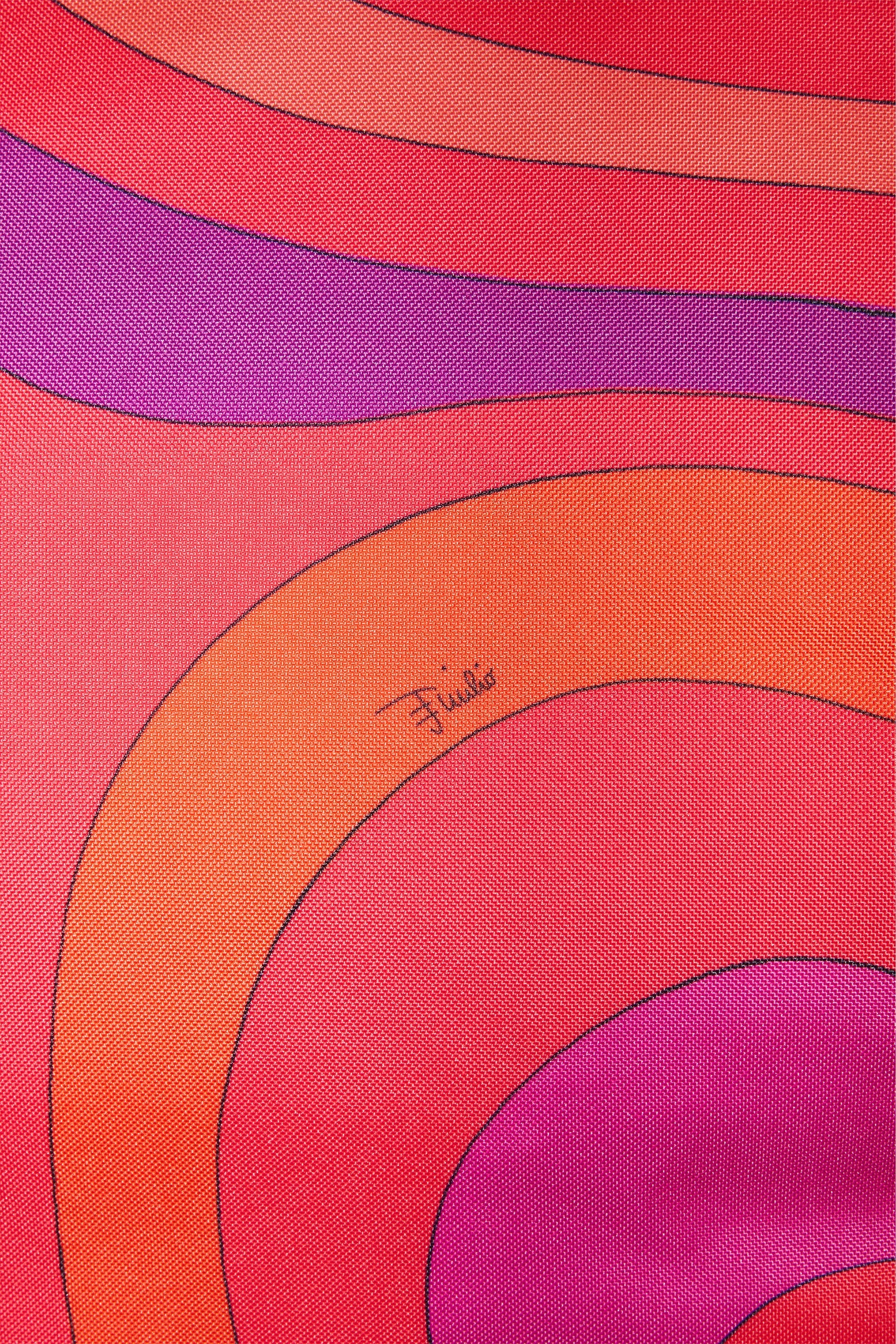 Pucci Marmo Print Pouf