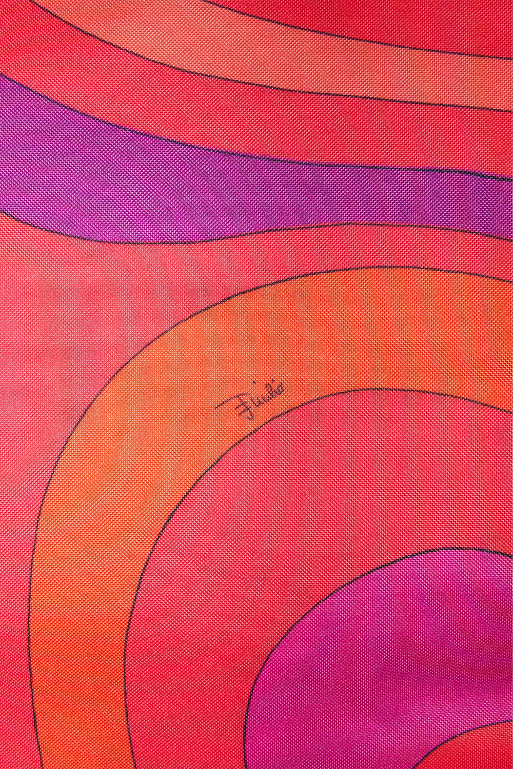 Pucci Marmo Print Pouf