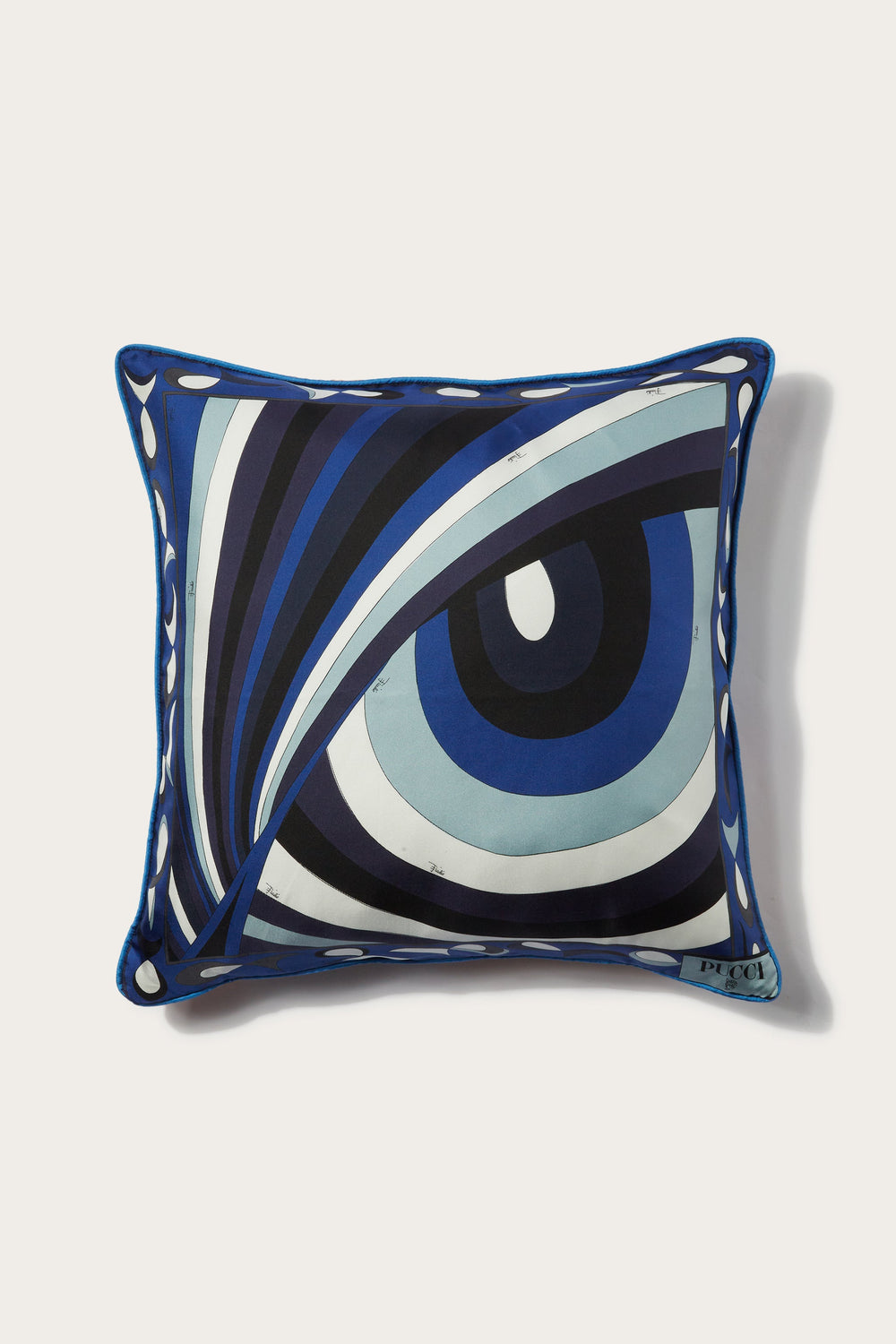 Pucci Orchidee and Iride-Print Small Silk-Twill Cushion