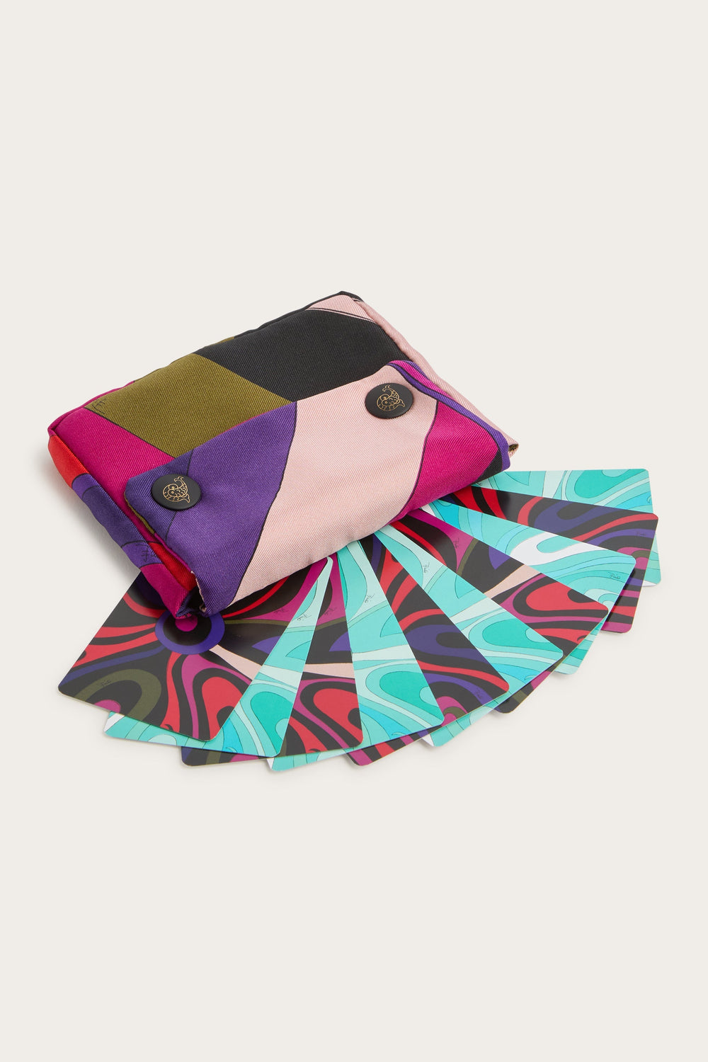 Pucci Playing Cards with Marmo Print Case