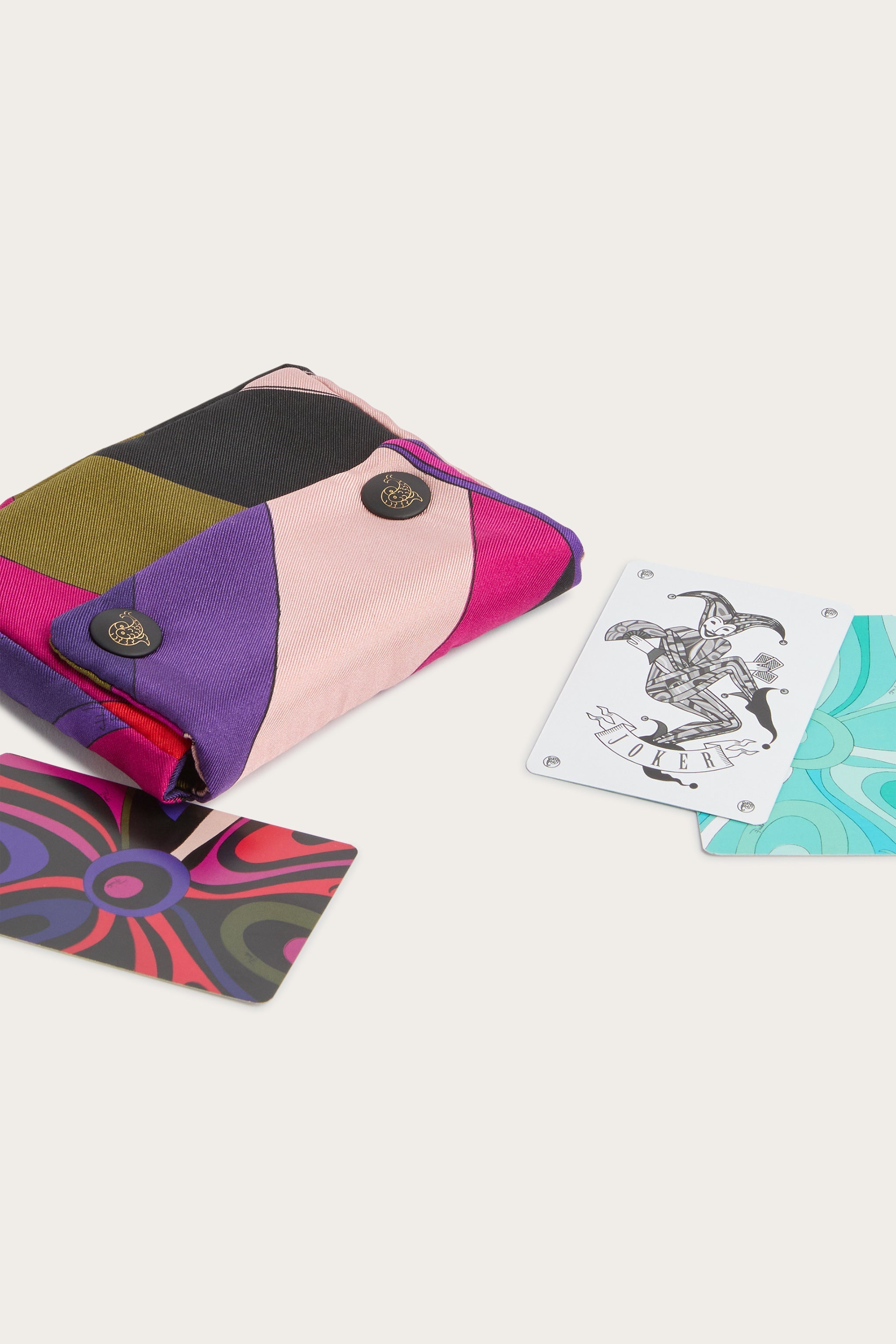 Pucci Playing Cards with Marmo Print Case