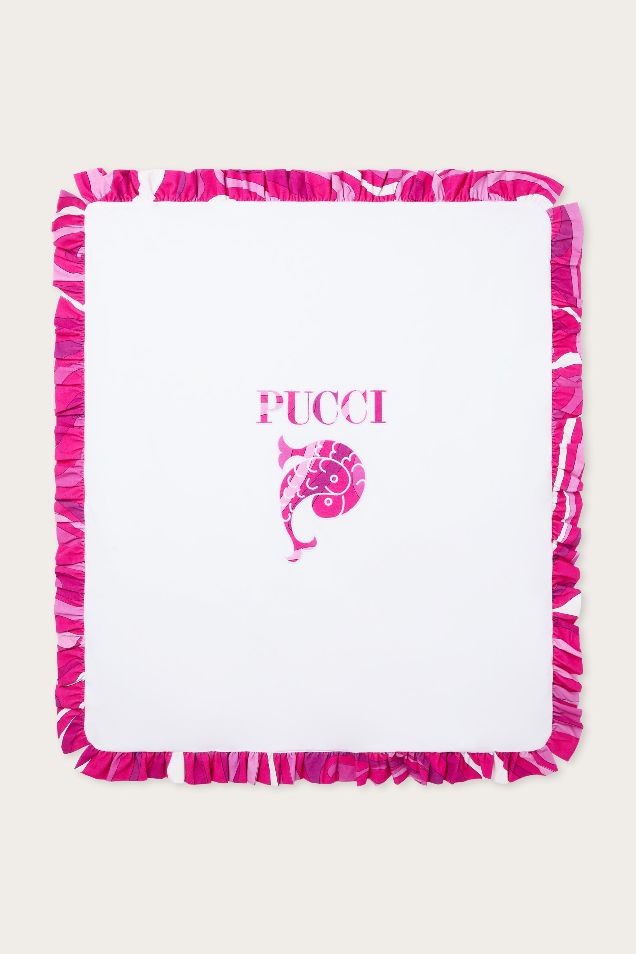 Pucci Newborn Blanket with Logo