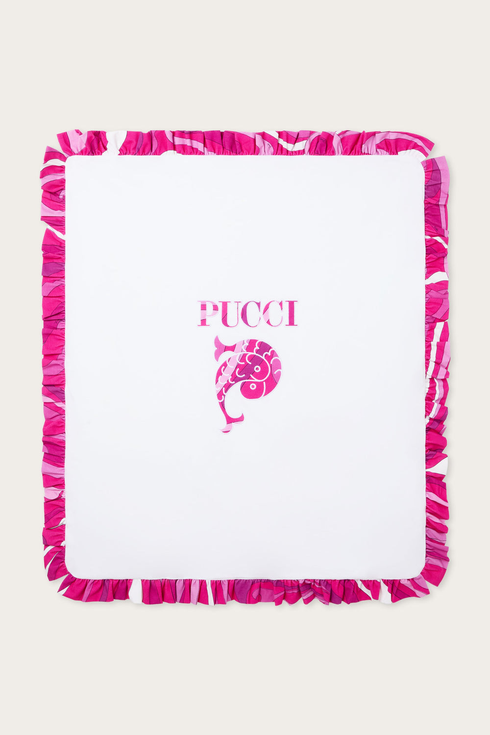 Pucci Newborn Blanket with Logo