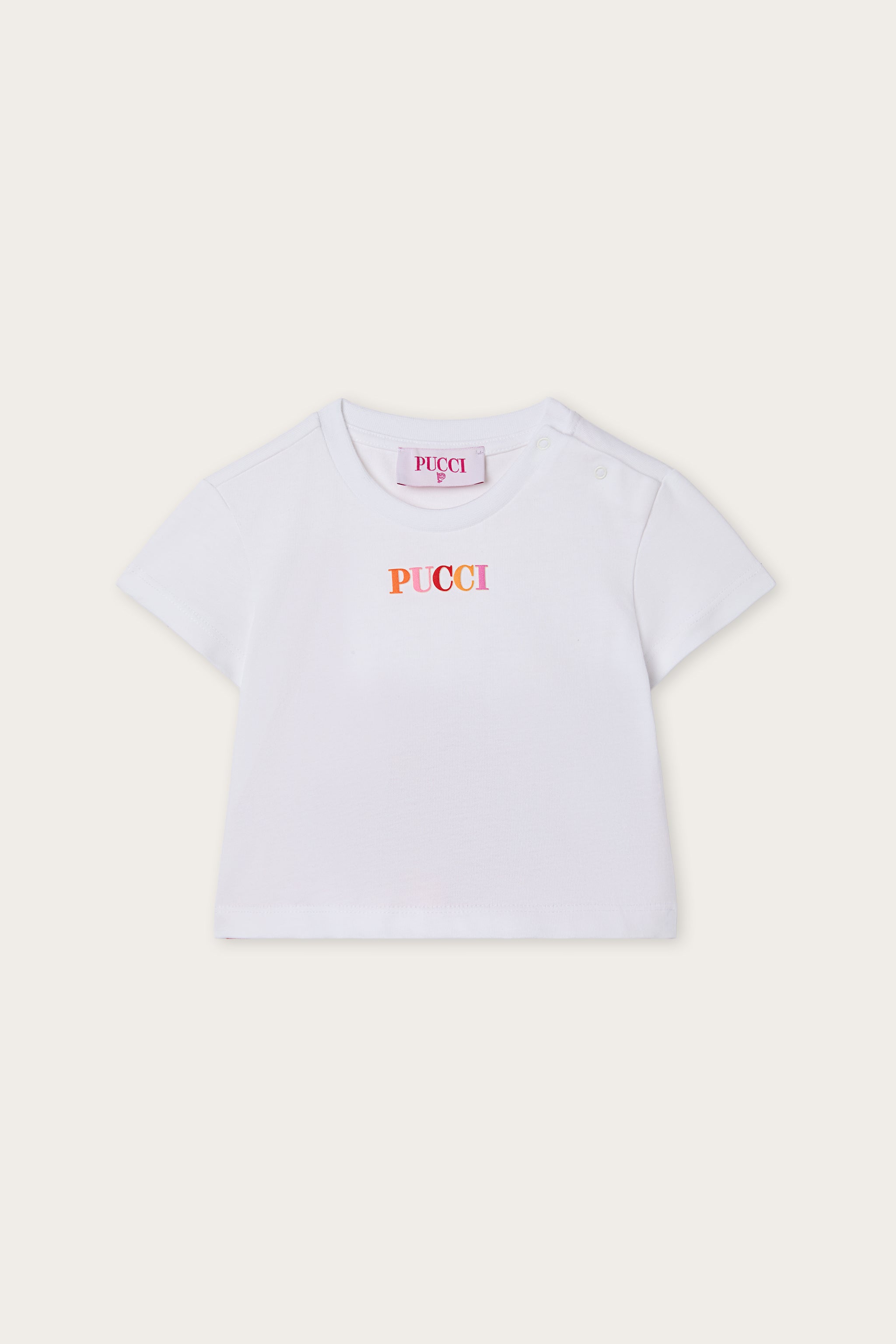 Pucci T-shirt with Embroidered Logo