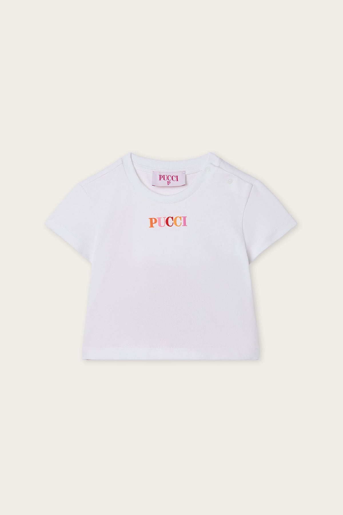 Pucci T-shirt with Embroidered Logo