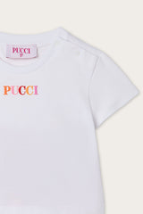Pucci T-shirt with Embroidered Logo