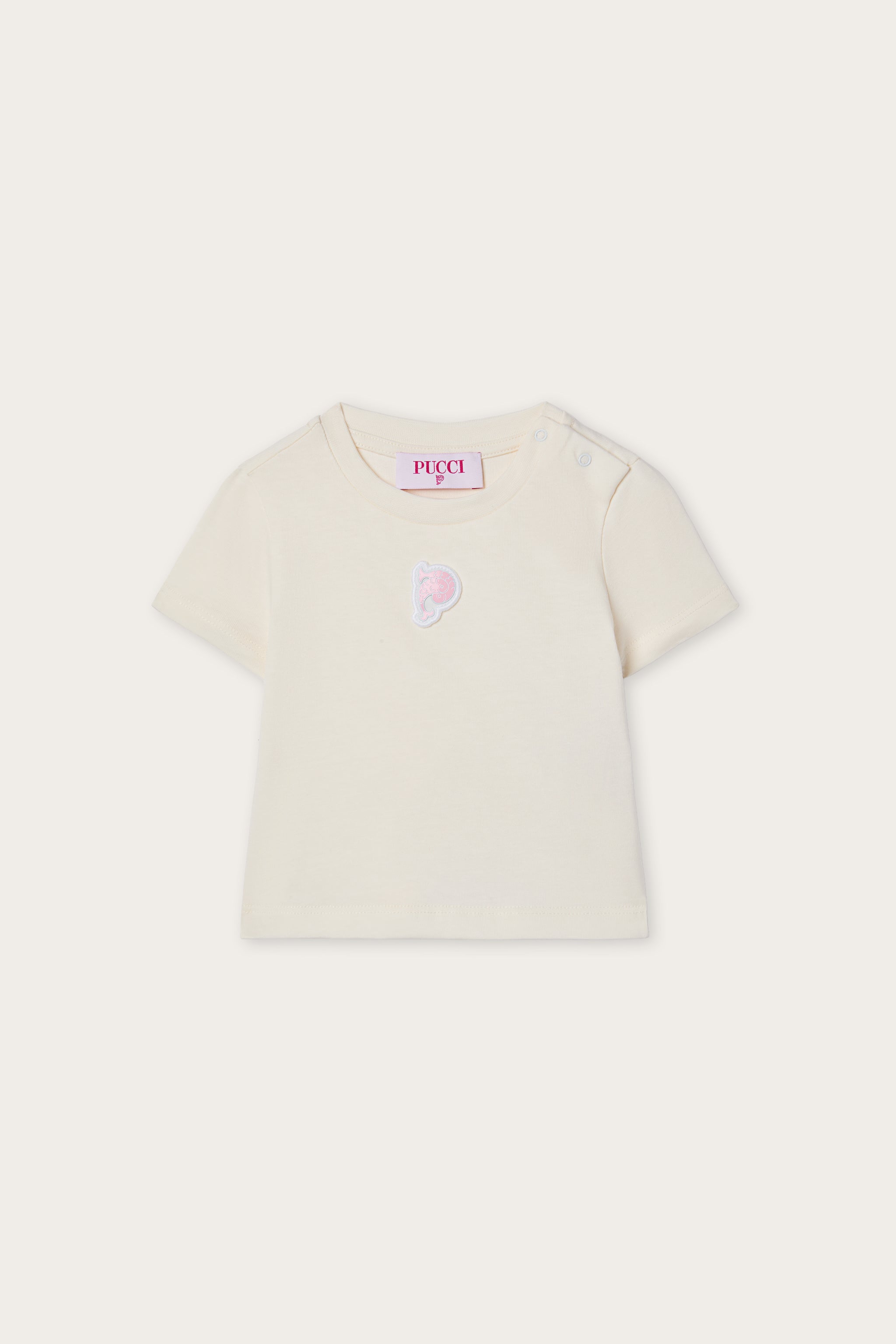 Pucci T-shirt with Embroidered Patch