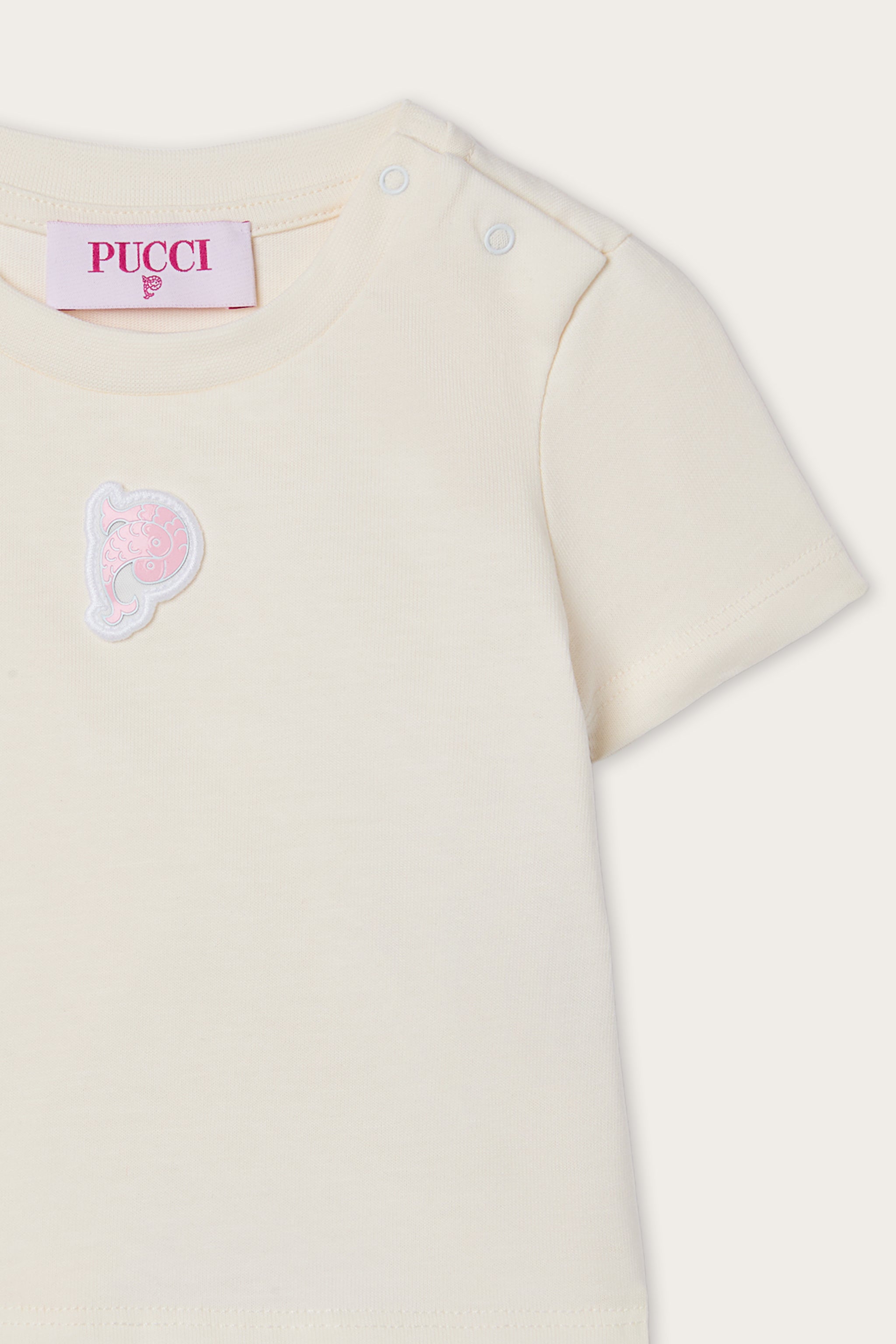 Pucci T-shirt with Embroidered Patch