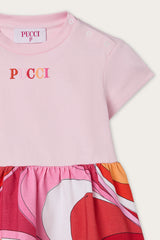 Pucci Logo Dress with Printed Skirt