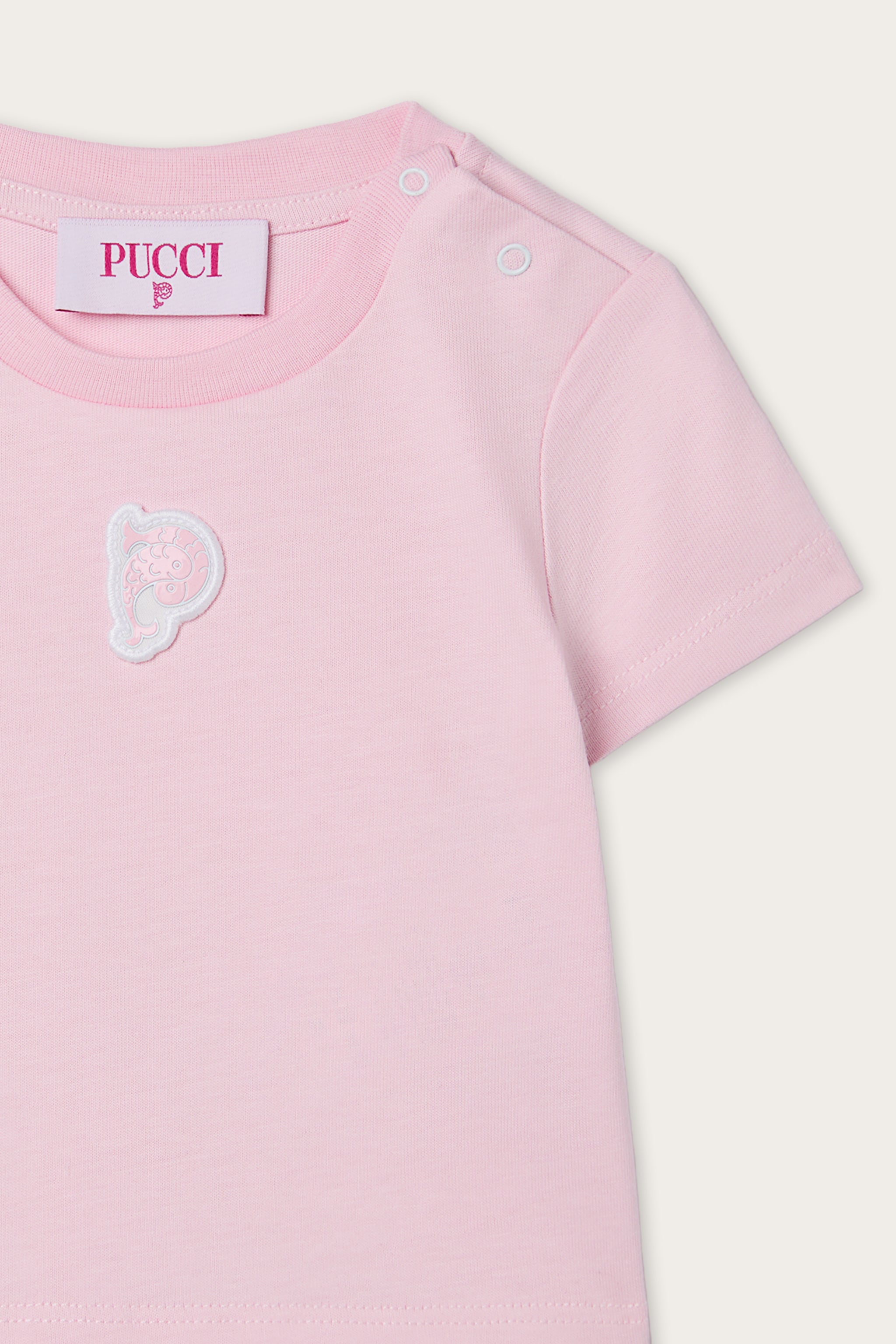 Pucci T-shirt with Embroidered Patch