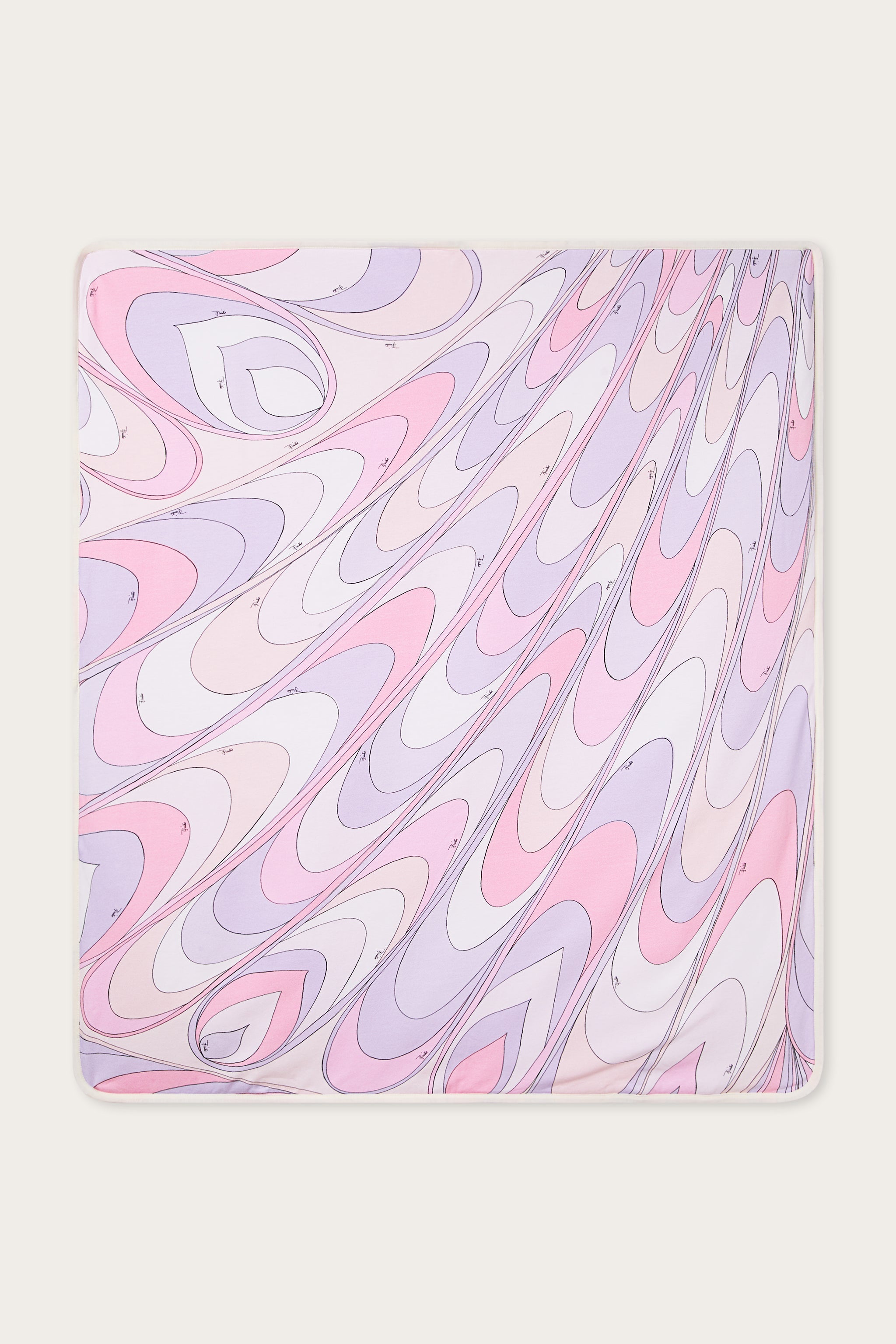 Pucci Onde Print Newborn Blanket