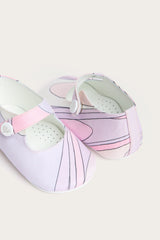 Pucci Onde Print Newborn Ballerina Flats