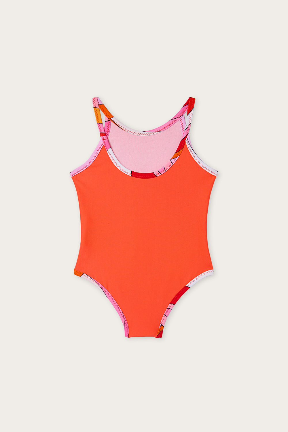 Pucci One-Piece Swimsuit with Fish Logo