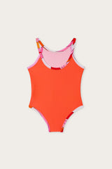 Pucci One-Piece Swimsuit with Fish Logo