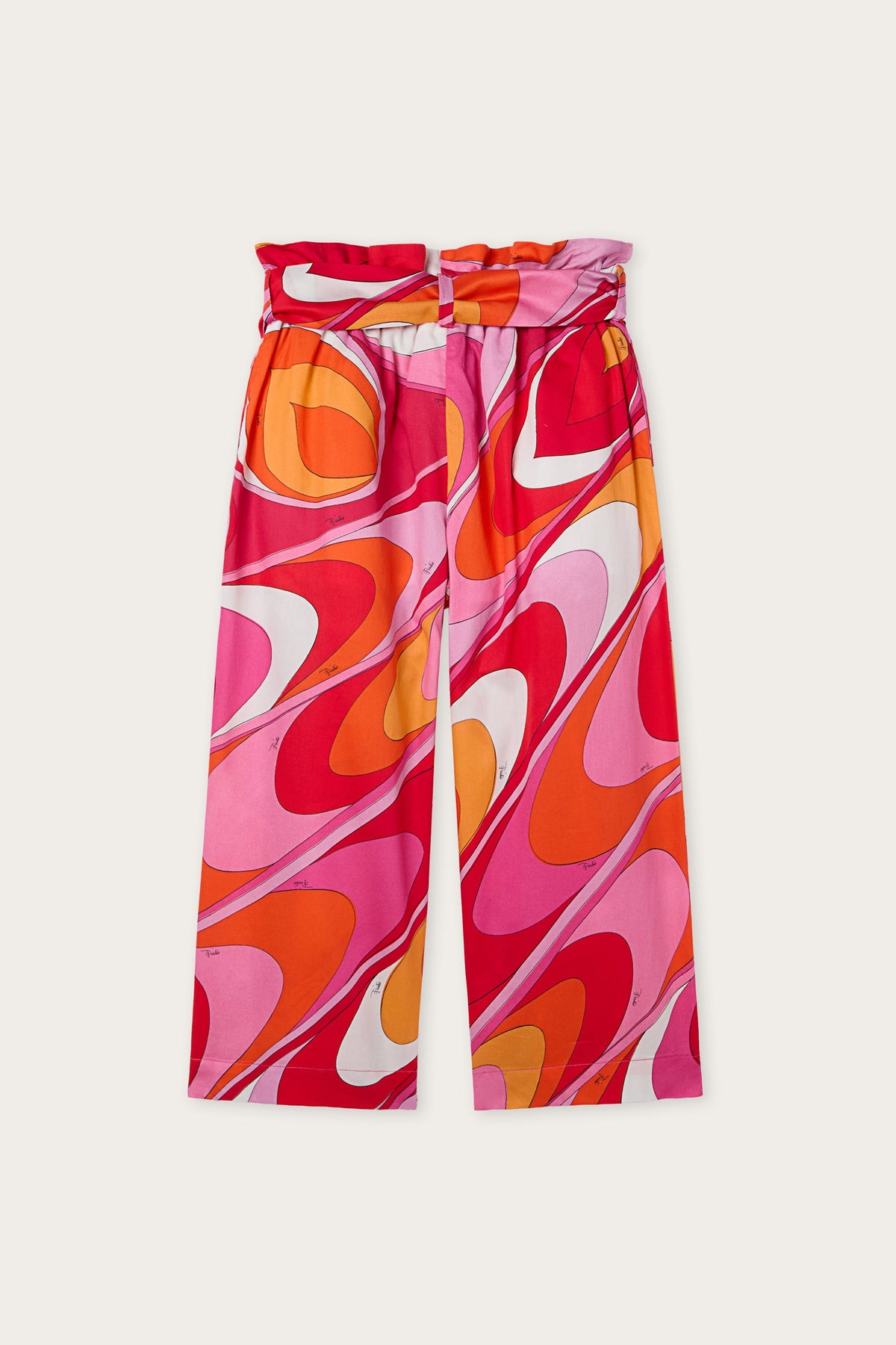 Pucci Onde Print Cotton Pants