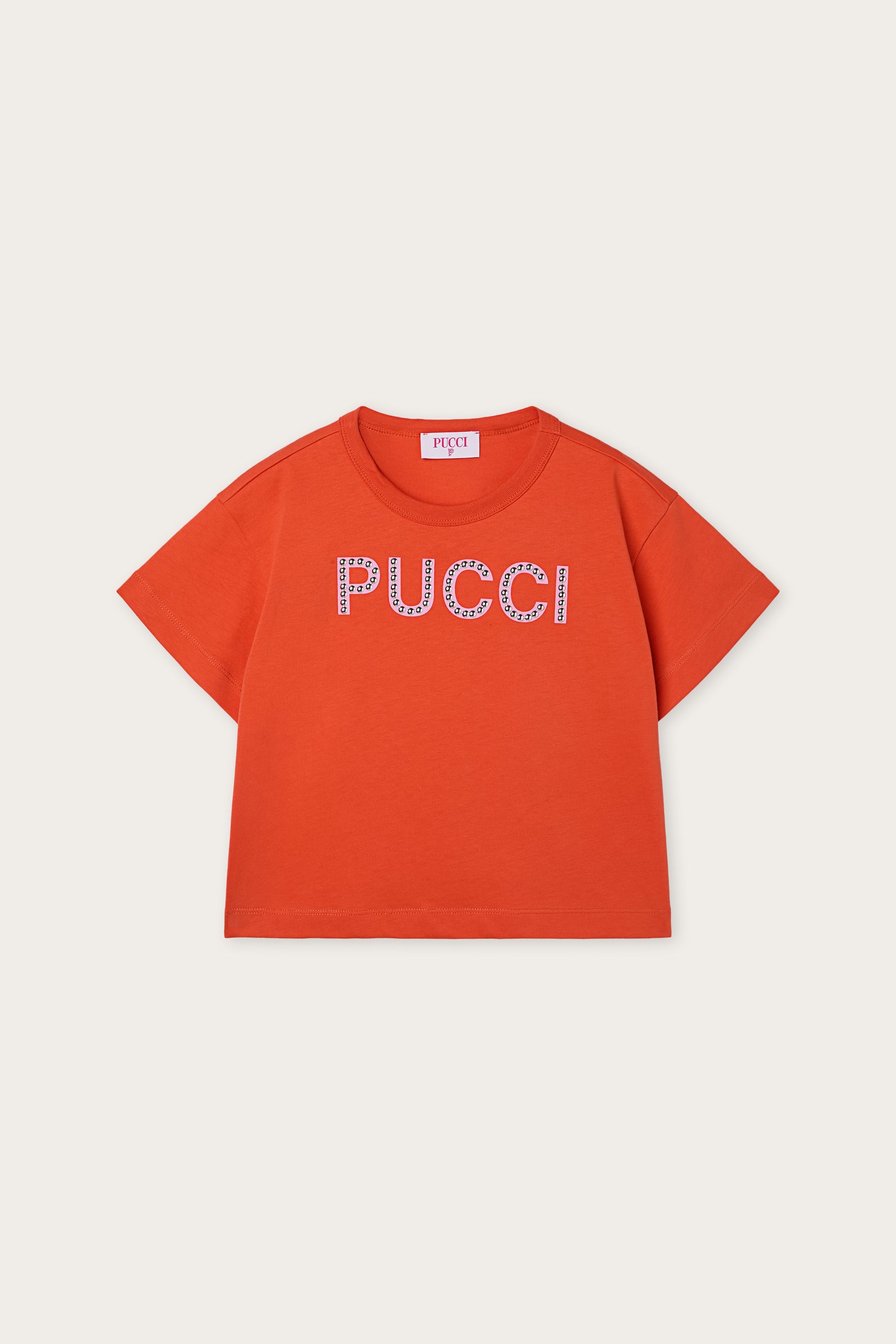 Pucci T-shirt with Decorated Logo