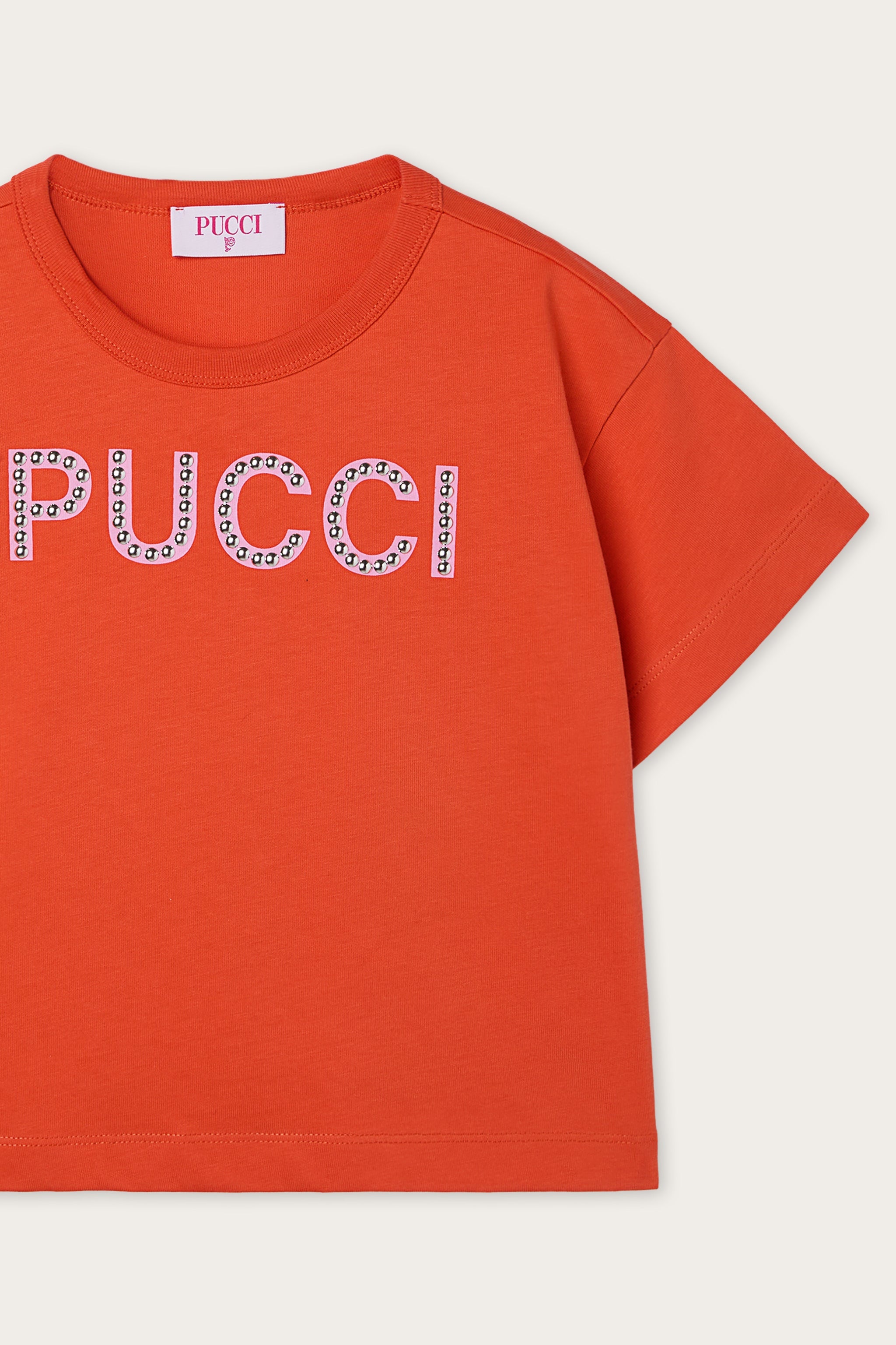Pucci T-shirt with Decorated Logo