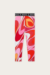 Pucci Onde Print Leggings with Waistband