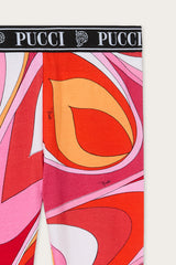 Pucci Onde Print Leggings with Waistband