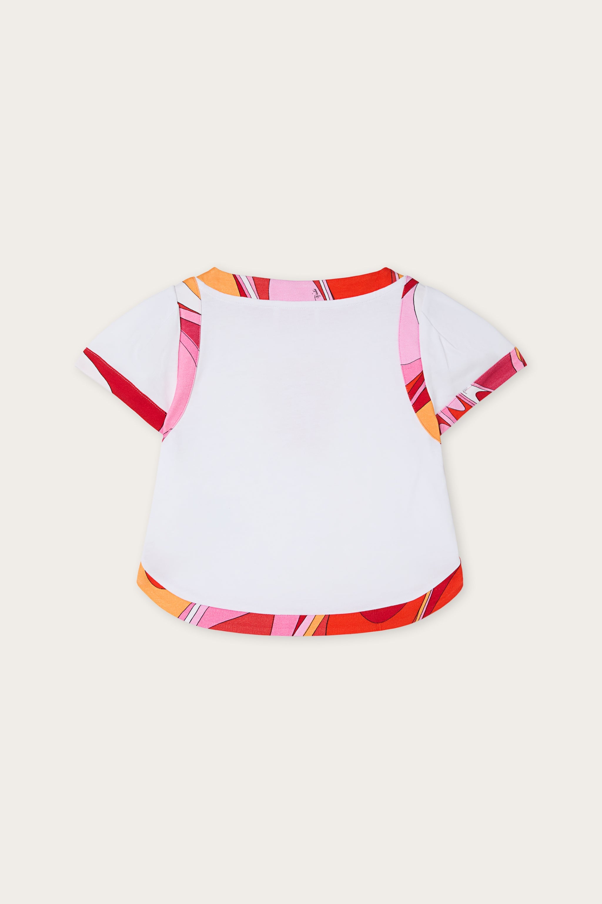 Pucci T-shirt with Printed Trim