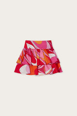 Pucci Onde Print Satin Skirt
