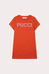Pucci Dress with Decorated Logo
