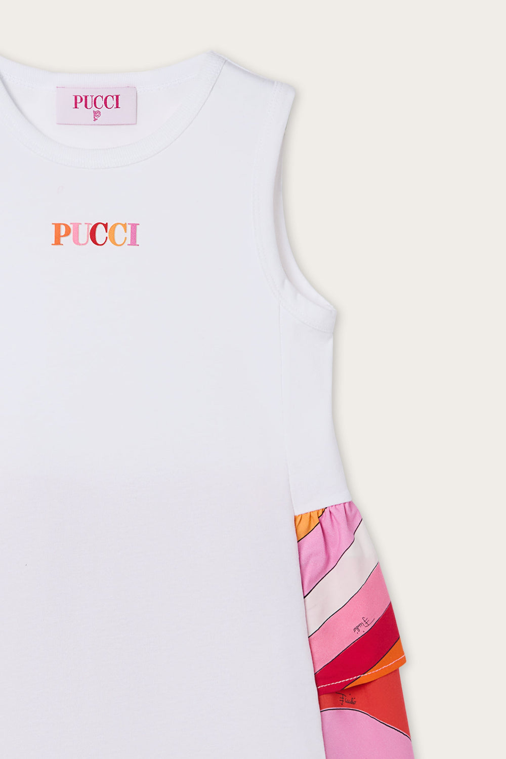 Pucci Dress with Iride Print Detail