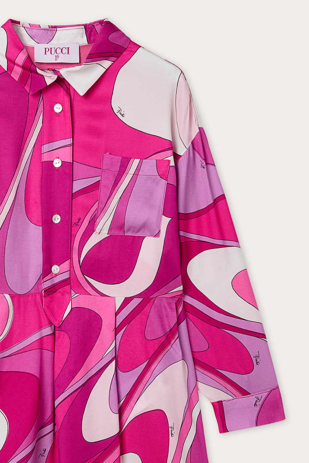 Pucci Onde Print Chemisier Dress