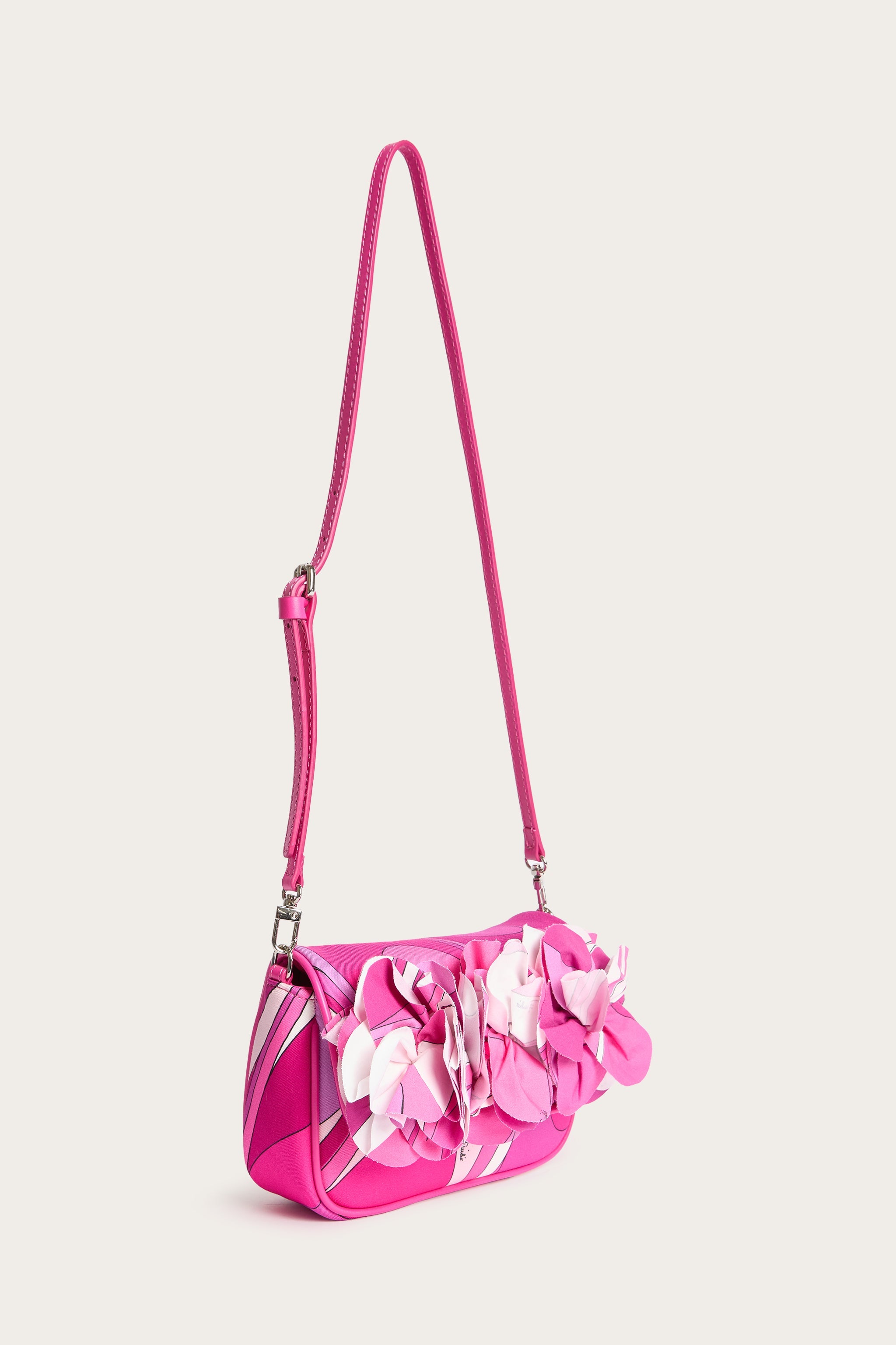 Pucci Decorated Onde Print Crossbody Bag
