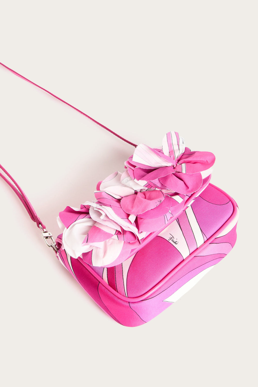 Pucci Decorated Onde Print Crossbody Bag