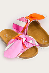 Pucci Iride Print Bow Sandals