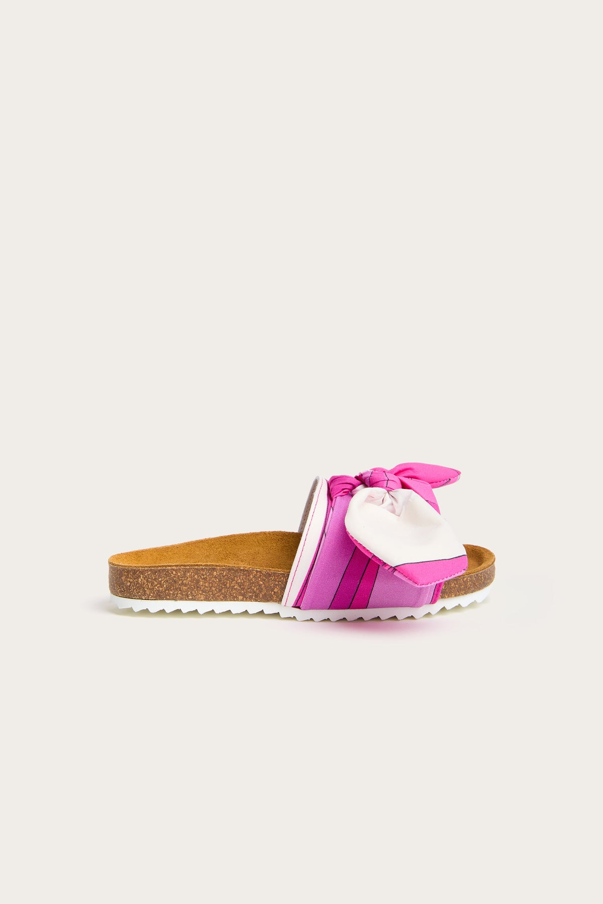 Pucci Onde Print Bow Sandals