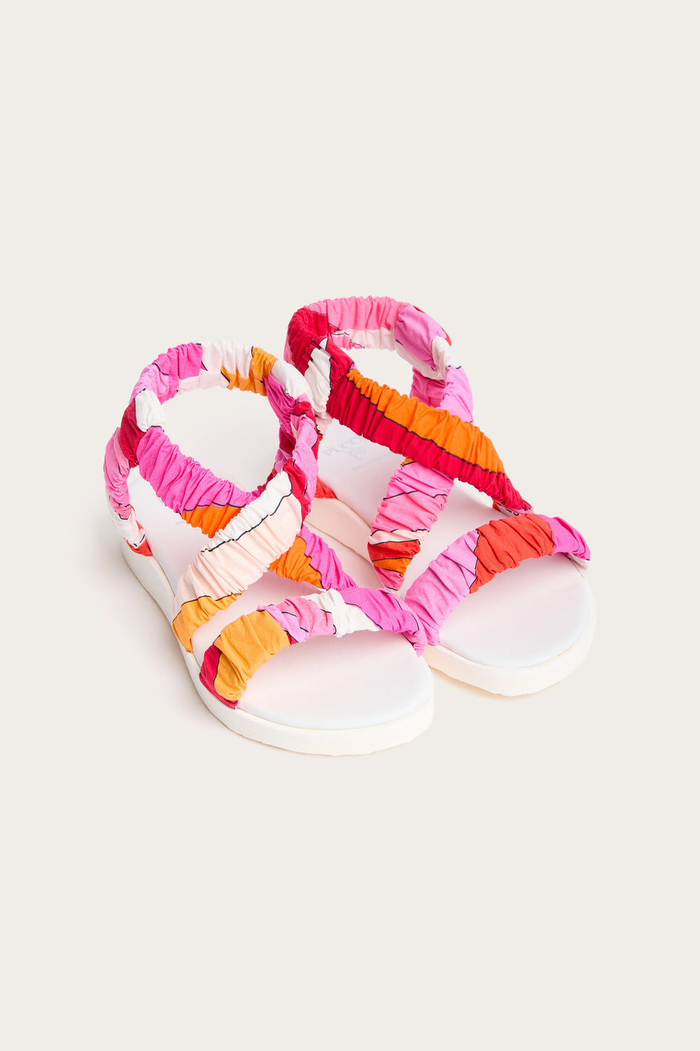 Pucci Iride Print Cross-Strap Sandals