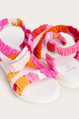 Pucci Iride Print Cross-Strap Sandals