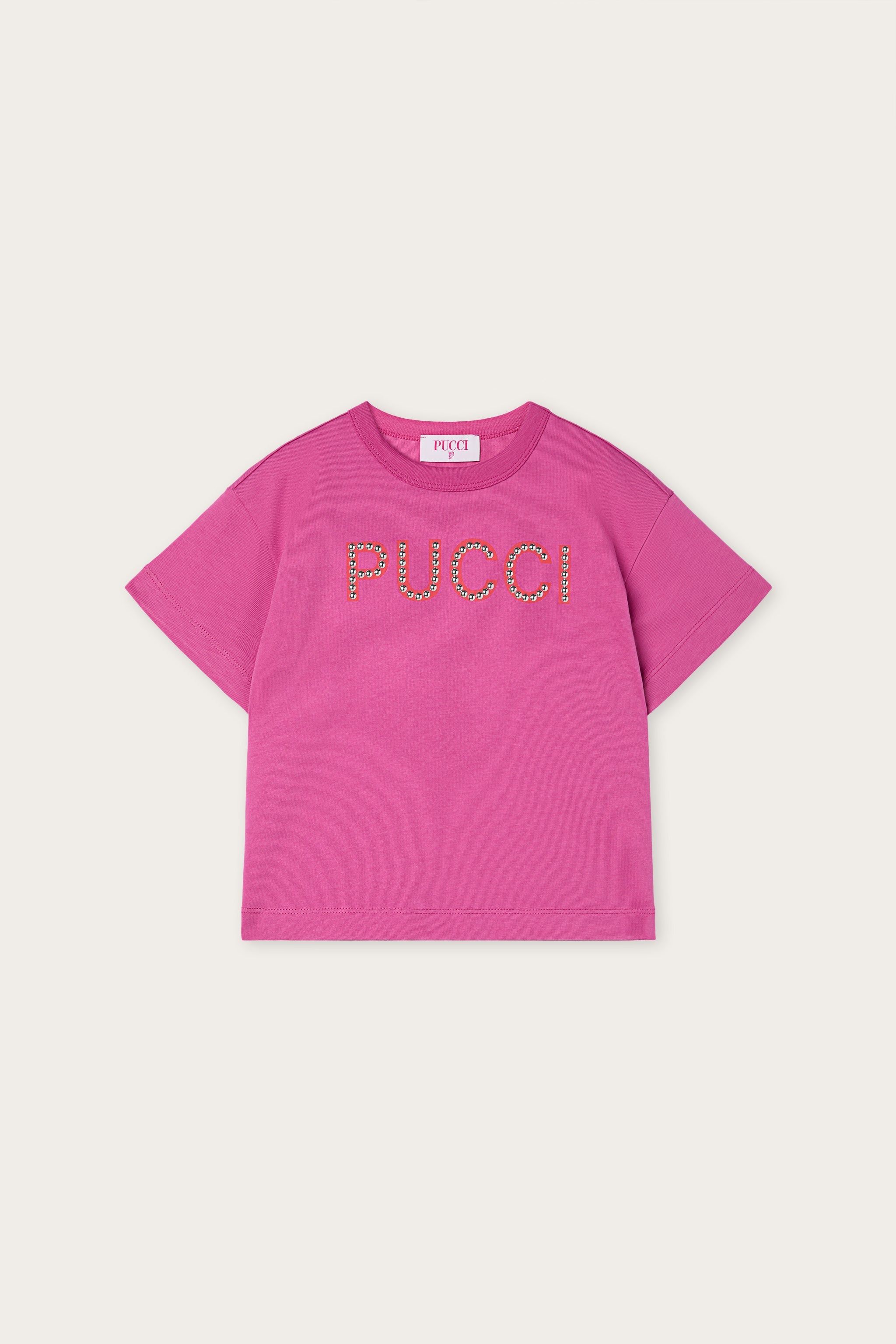 Pucci T-shirt with Decorated Logo