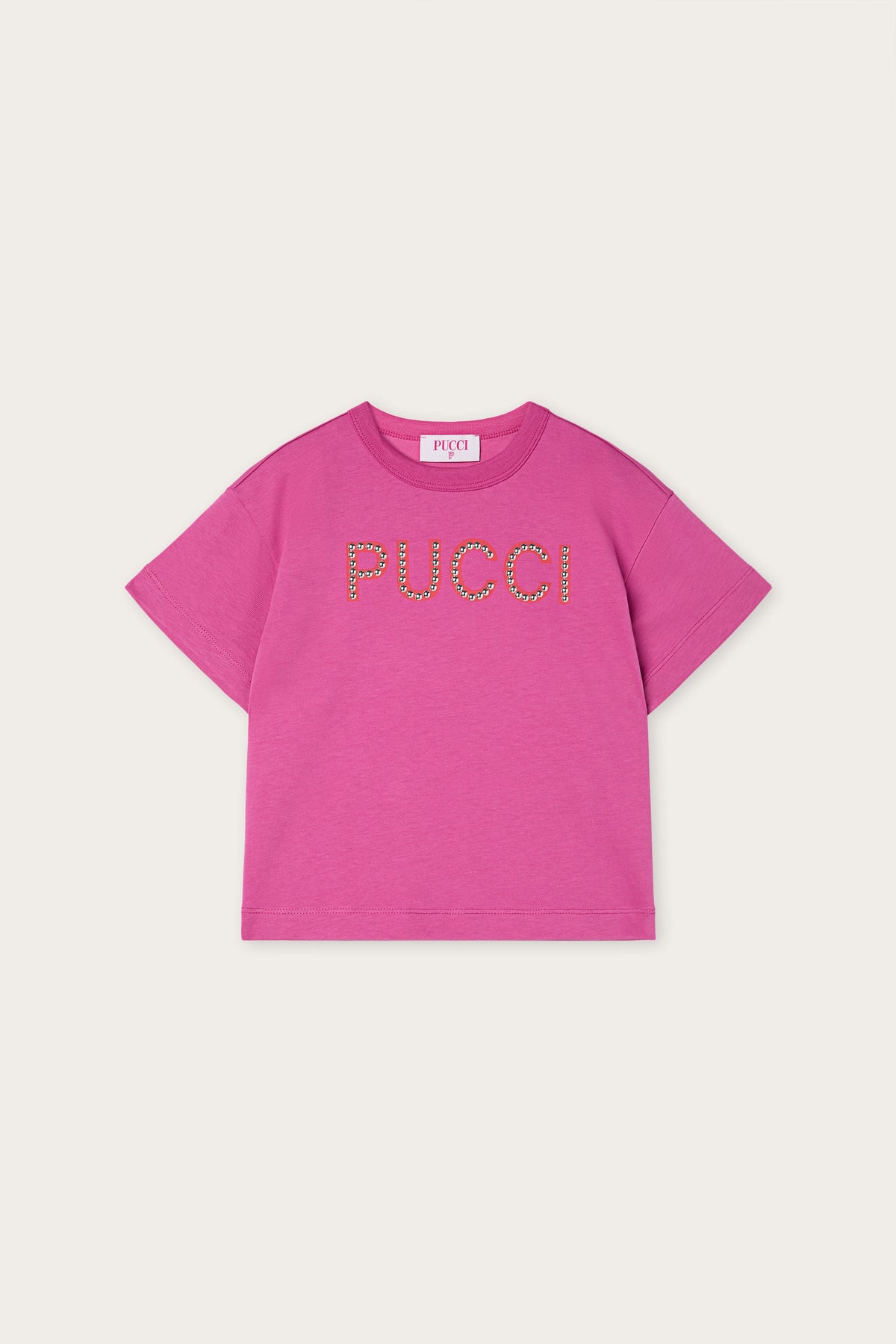 Pucci T-shirt with Decorated Logo