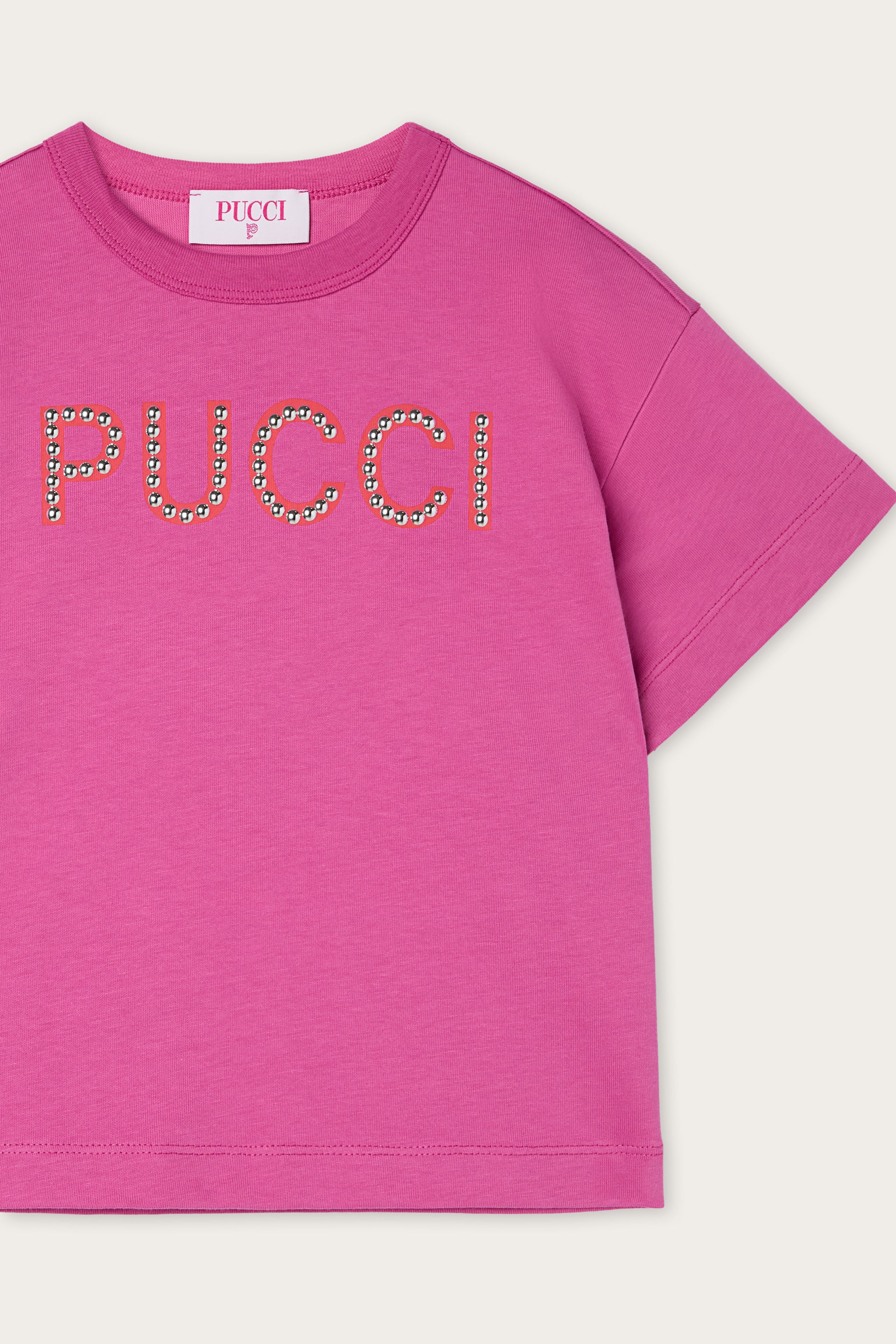 Pucci T-shirt with Decorated Logo