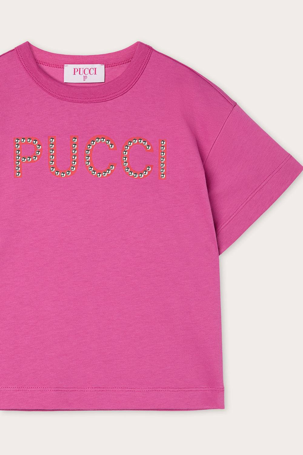 Pucci T-shirt with Decorated Logo