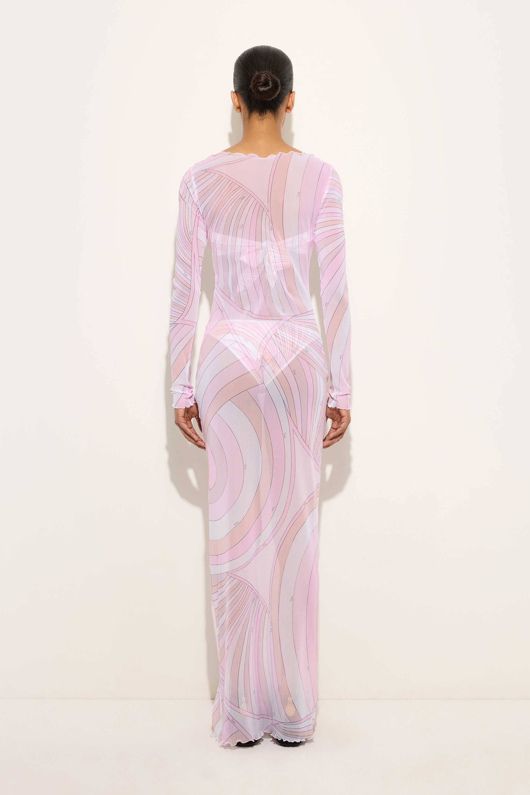 Pucci Iride Print Tulle Dress
