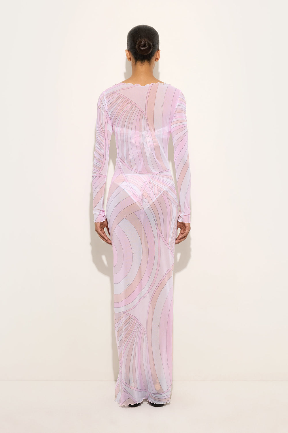 Pucci Iride Print Tulle Dress